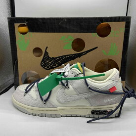 NIKE 2021 OFF-WHITE DUNK LOW LOT20 27.5cm DJ0950-115 ナイキ オフホワイト ダンクロー スニーカー 南堀江店【中古】