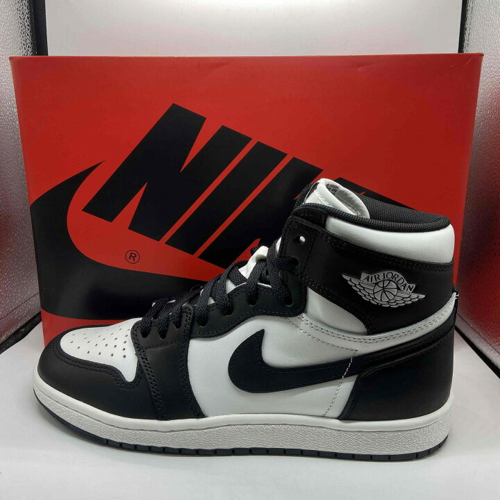 楽天市場】NIKE 23ss AIR JORDAN 1 HIGH 85 27.5cm BLACK/WHITE BQ4422 