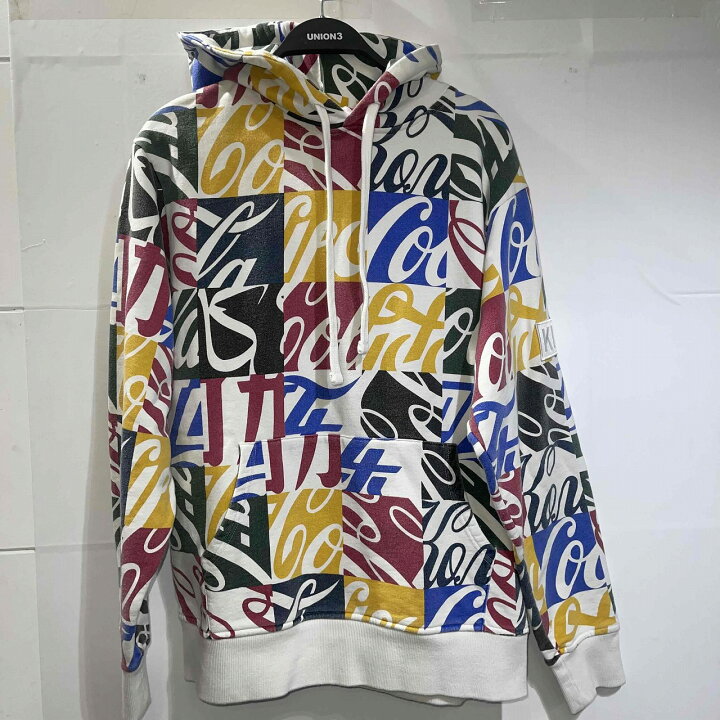 楽天市場】KITH COCA COLA CUBED COKE GLOBAL HOODIE SIZE-M キス 