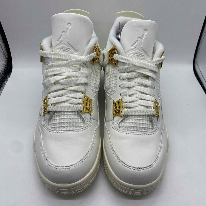 楽天市場】NIKE 2024 WMNS AIR JORDAN 4 RETRO WHITE&GOLD 27.5cm  