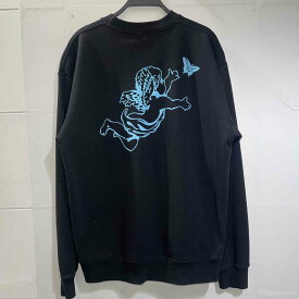 GIRLS DONT CRY 23ss ANGEL LOGO CREWNECK Size-L ガールズドントクライ エンジェルロゴクルーネックスウェット 南堀江店【中古】