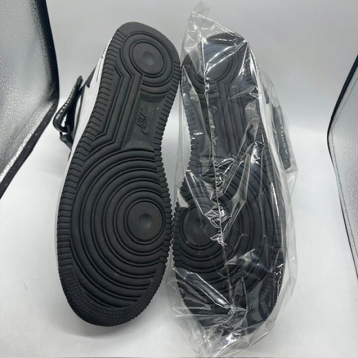 楽天市場】NIKE 22ss STUSSY AIR FORCE 1 MID 28.5cm Light Bone Black  