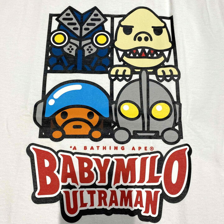 楽天市場】A BATHING APE ULTRAMAN BABY MILO TEE 2014年 Mサイズ ア 