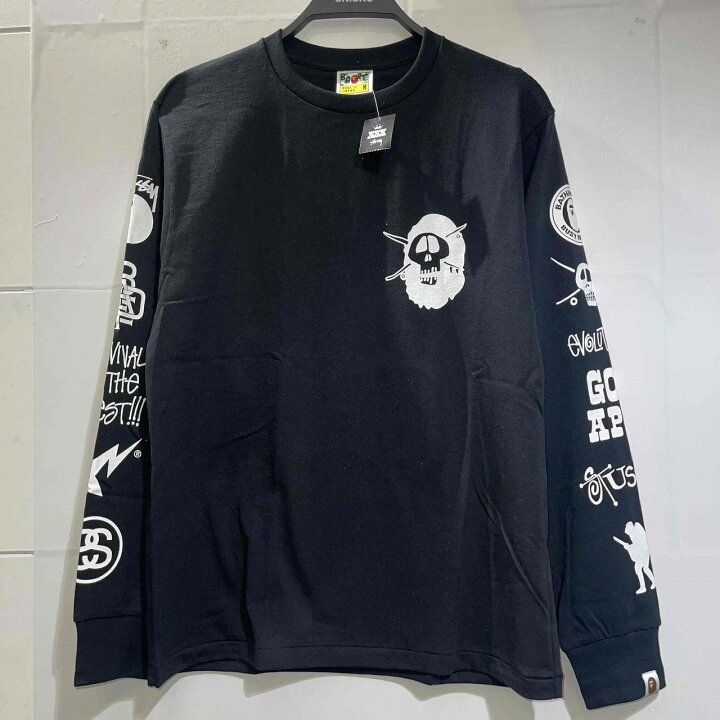 楽天市場】A BATHING APE STUSSY 30TH L/S TEE 2010年 Mサイズ ア 