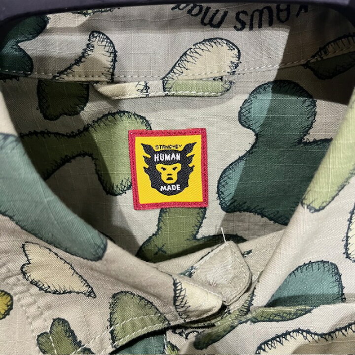 楽天市場】HUMAN MADE 24ss KAWS MADE CAMO SHIRT Sサイズ ヒューマン 