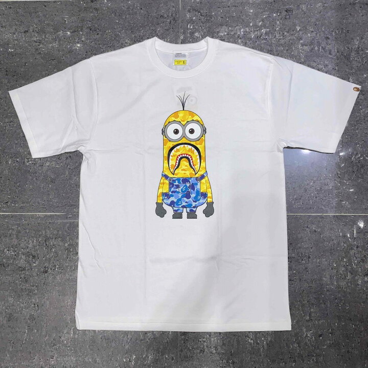 楽天市場】A BATHING APE MINIONS CAMO SHARK TEE XLサイズ 2022年 ア 