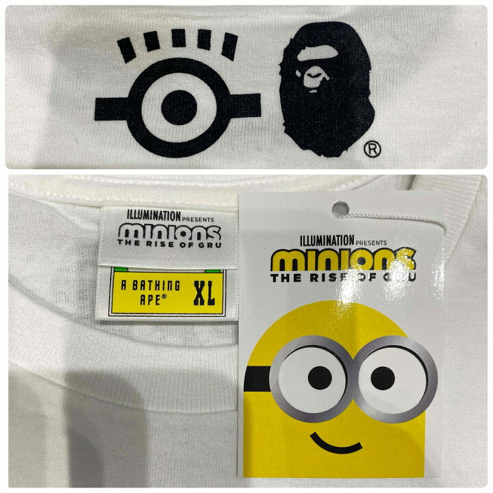 楽天市場】A BATHING APE MINIONS CAMO SHARK TEE XLサイズ 2022年 ア 