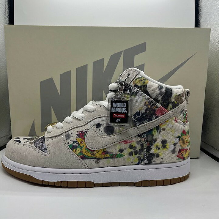 楽天市場】Supreme 2023 NIKE SB DUNK HIGH OG QS RAMMELLZEE 27.5cm  