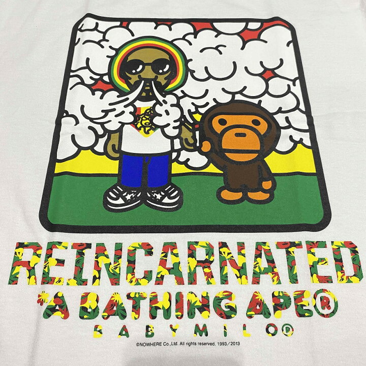 楽天市場】A BATHING APE SNOOP DOGG BABY MILO TEE SIZE-L 2013年 ア 
