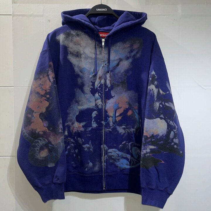楽天市場】Supreme 24aw Frank Frazetta Zip Up Hooded Sweatshirt L  