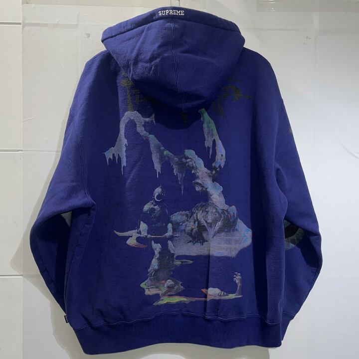 楽天市場】Supreme 24aw Frank Frazetta Zip Up Hooded Sweatshirt L 