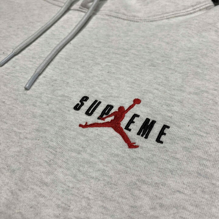 楽天市場】Supreme 24aw x Jordan Hooded Sweatshirt Ash Grey Size-L 