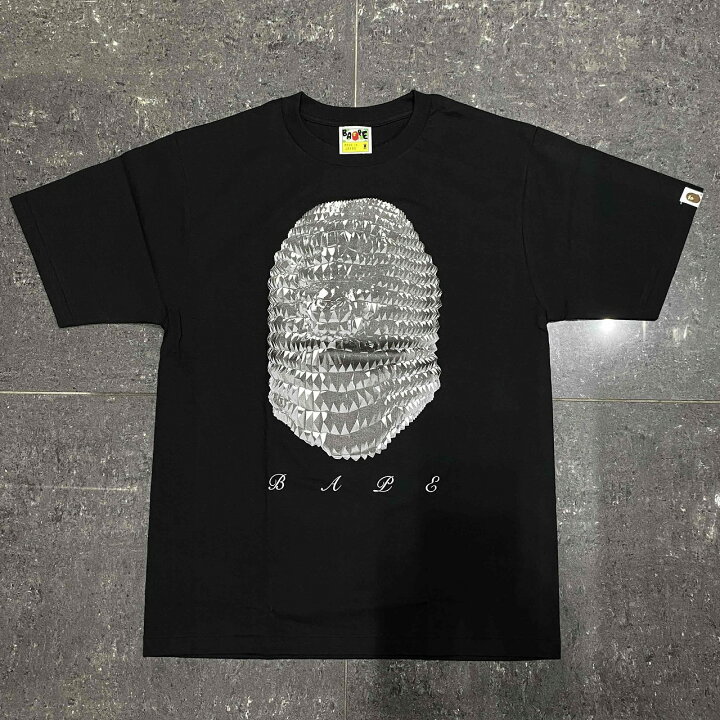 楽天市場】A BATHING APE 2000年代 STUDS BIG FACE TEE SIZE-M ア 