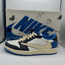 NIKE 2021 AIR JORDAN 1 LOW OG SP 25.0cm DM7866-140 CACTUS JACK FRAGMENT TRAVIS SCOTT FUJIWARA HIROSHI ナイキ エアジョーダン1ロー フラグメント 藤原ヒロシ トラヴィススコット スニーカー 国内品 南堀江店【中古】