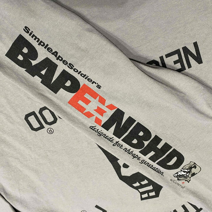 楽天市場】A BATHING APE 25ss NEIGHBORHOOD L/S TEE SIZE-L ア 