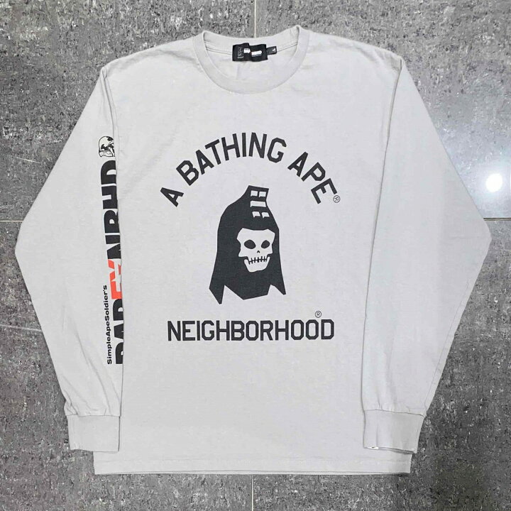 楽天市場】A BATHING APE 25ss NEIGHBORHOOD L/S TEE SIZE-L ア 