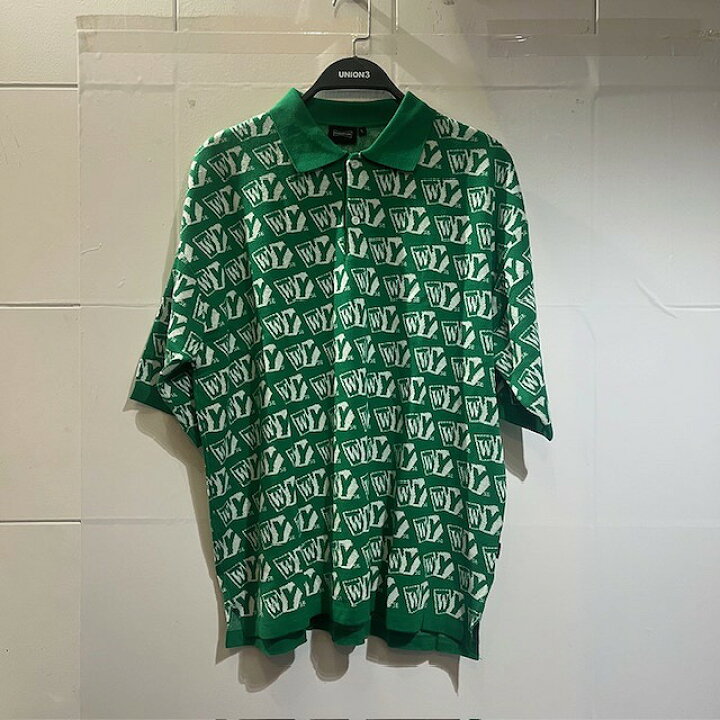 楽天市場】WASTED YOUTH WY MONOGRAM KNIT POLO SIZE-L ウェイステッド 