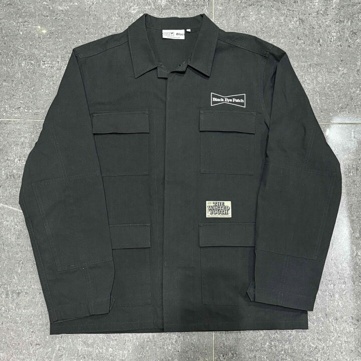 楽天市場】BLACK EYE PATCH x WASTED YOUTH BUD JACKET Lサイズ  