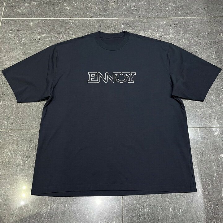 楽天市場】ENNOY 24ss ELECTRIC LOGO EMB TEE SIZE-XL エンノイ 半袖T 