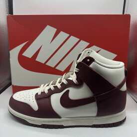 NIKE 2021 WMNS DUNK HIGH TEAM RED 26.5cm DD1869-101 ナイキ ウィメンズ ダンクハイ チームレッド スニーカー 南堀江店【中古】