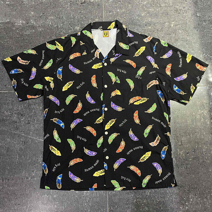 楽天市場】HUMAN MADE 23ss FEATHER ALOHA SHIRT SIZE-XL HM25SH015 