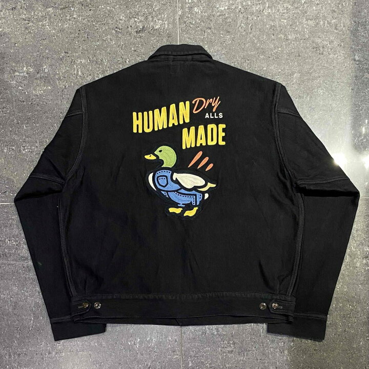 即完売品】 Human made レオパード ジャケット Lサイズ ブラック HUMAN