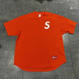 Supreme 26ss Shop S Logo Baseball Henley Size-XL シュプリーム ショップエスロゴベースボールヘンリー 南堀江店【中古】