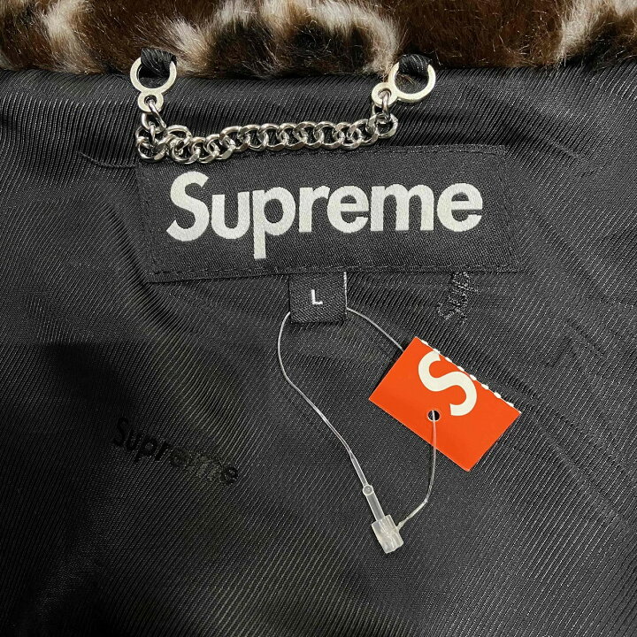 楽天市場】Supreme 21aw Bandana Faux Fur Bomber Jacket Lサイズ