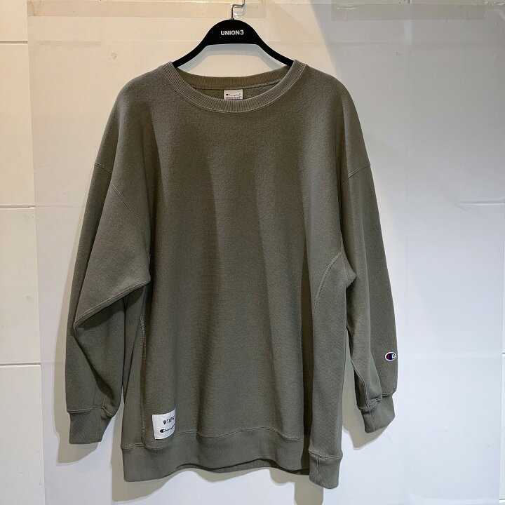 楽天市場】WTAPS CHAMPION ACADEMY/CREW NECK/COTTON. Mサイズ ダブル  