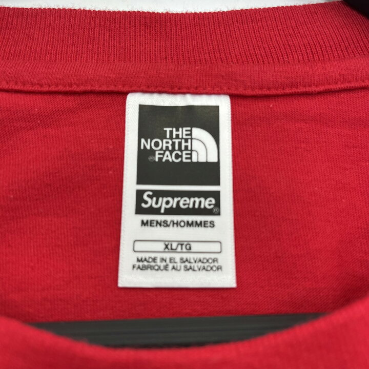 楽天市場】Supreme 23ss THE NORTH FACE Printed Pocket Tee XLサイズ  