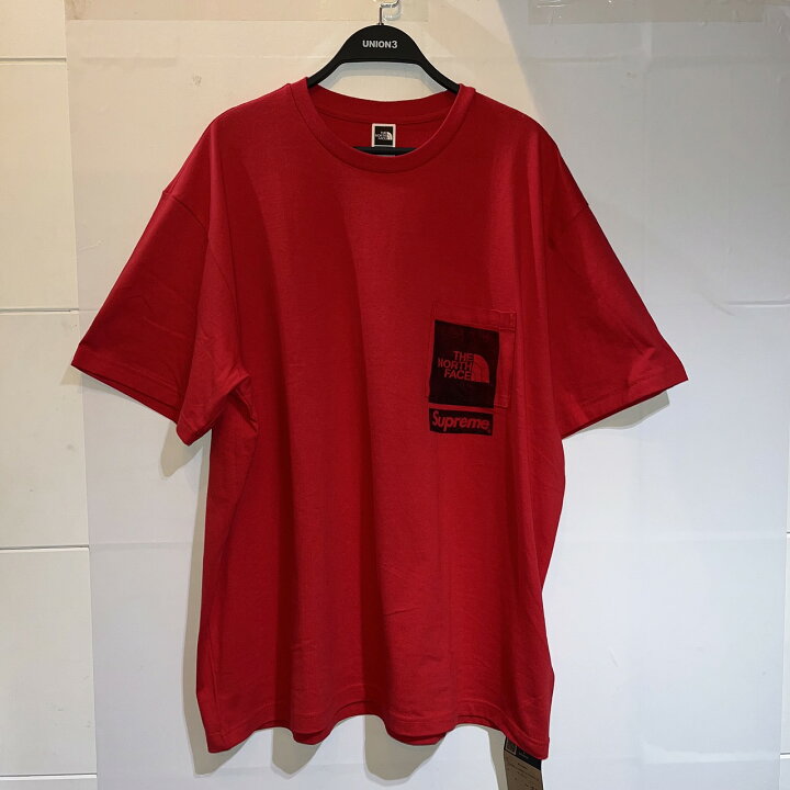 楽天市場】Supreme 23ss THE NORTH FACE Printed Pocket Tee XLサイズ  