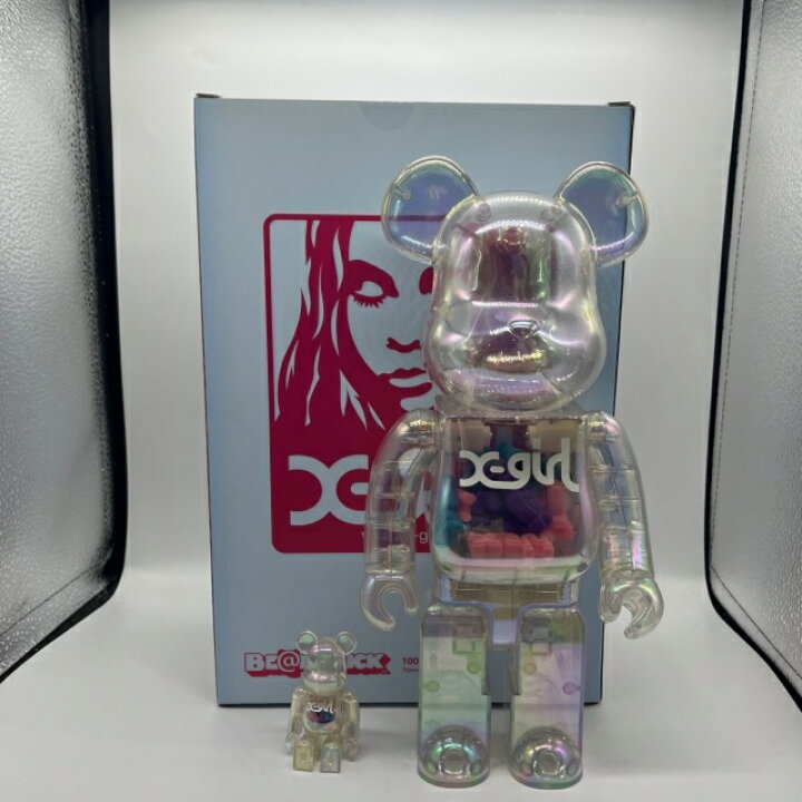 楽天市場】MEDICOM TOY BE@RBRICK 2019年 X-girl 100％ & 400 