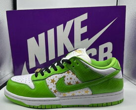 NIKE SB 21ss DUNK LOW OG QS SUPREME 28.0cm DH3228-101 ナイキエスビー ダンクロー シュプリーム グリーン スニーカー 南堀江店【中古】