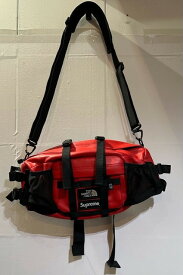 Supreme×THE NORTH FACE 18aw Leather Mountain Waist Bag シュプリーム ノースフェイス レザーマウンテンウエストバッグ TNF 心斎橋店【中古】