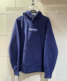 Supreme 21aw Box Logo Hooded Sweatshirt Lサイズ Washed Navy シュプリーム ボックスロゴフーデッドスウェットシャツパーカー ウォッシュドネイビー 南堀江店【中古】