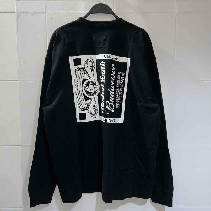楽天市場】WASTED YOUTH 23ss Budweiser L/S T-SHIRT Size-XXL  