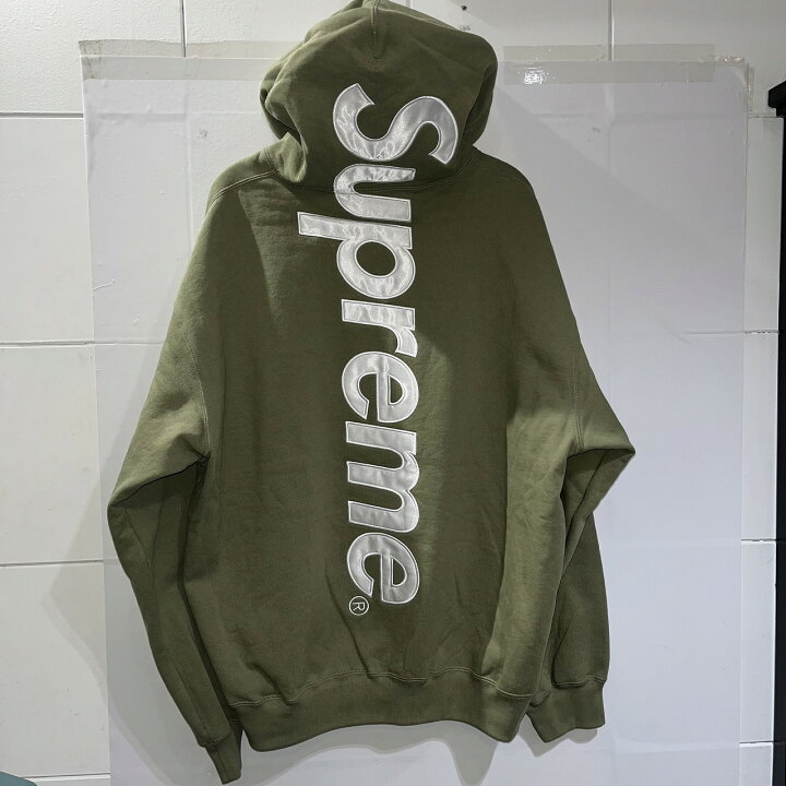 楽天市場】Supreme 23aw Satin Applique Hooded Sweatshirt XLサイズ  