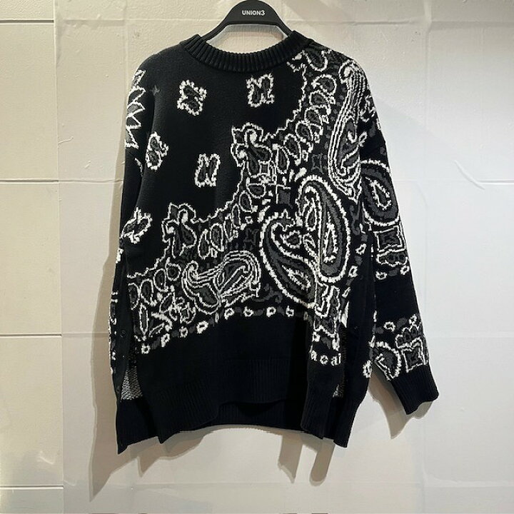 楽天市場】SACAI BANDANA KNIT Size-1 22-02695M サカイ バンダナ 