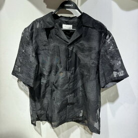 TAAKK TRANSPARENT FLOWER OPEN CPLLAR サイズ-2 TA23SS-SH036 TAAKK 透明 フラワー オープンカラー シャツ 半袖ワークシャツ 心斎橋店【中古】