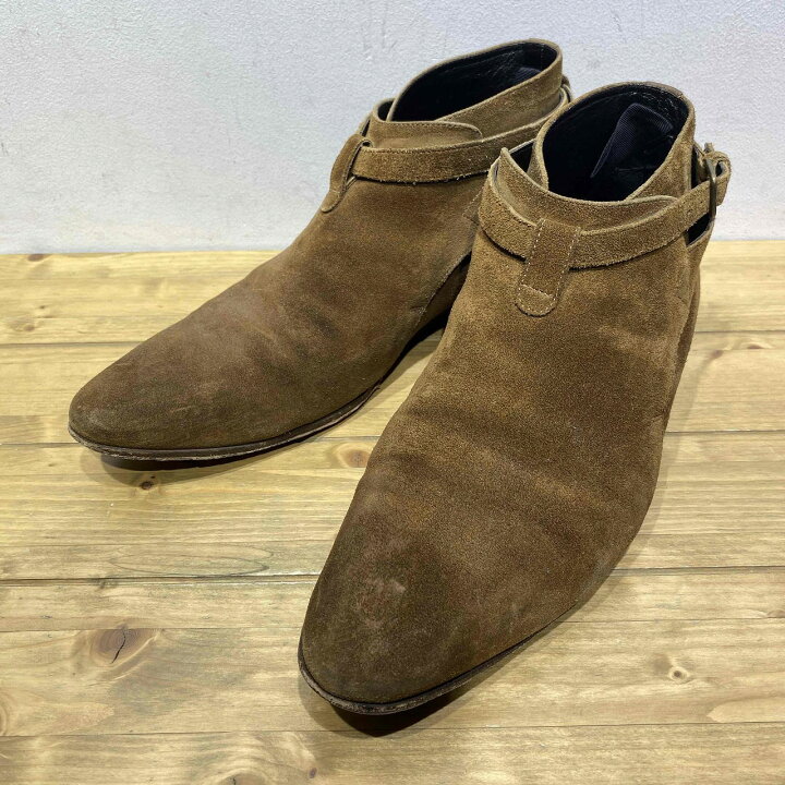 楽天市場】SAINT LAURENT PARIS アンクルストラップ スエード  