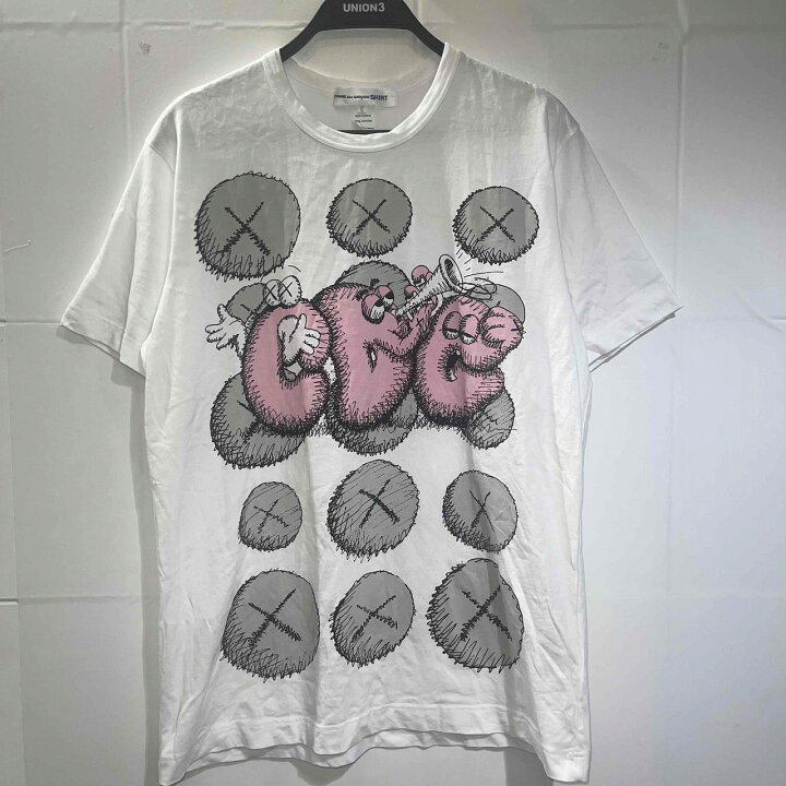 楽天市場】COMME des GARCONS SHIRT x KAWS CDG LOGO S/S T-SHIRT SIZE 