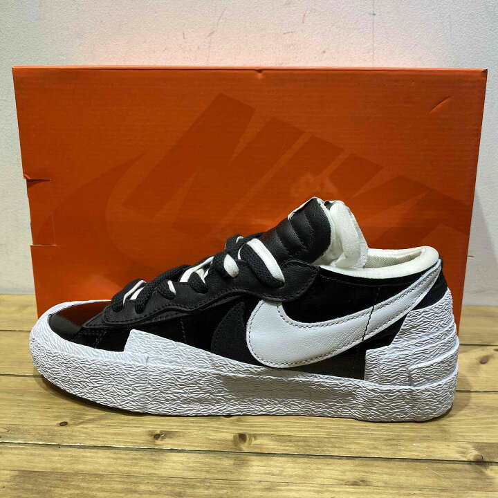 楽天市場】NIKE 22ss BLAZER LOW SACAI BLACK 26.5cm DM6443-001  