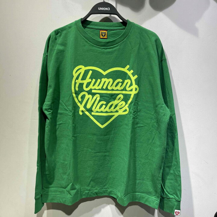 楽天市場】HUMAN MADE 23aw HEART L/S T-SHIRT SIZE-L HM25CS046 
