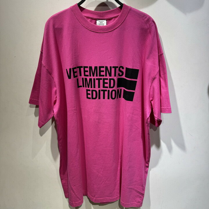 楽天市場】VETEMENTS LIMITED EDITION LOGO T-SHIRT UE51TR810P SIZE  
