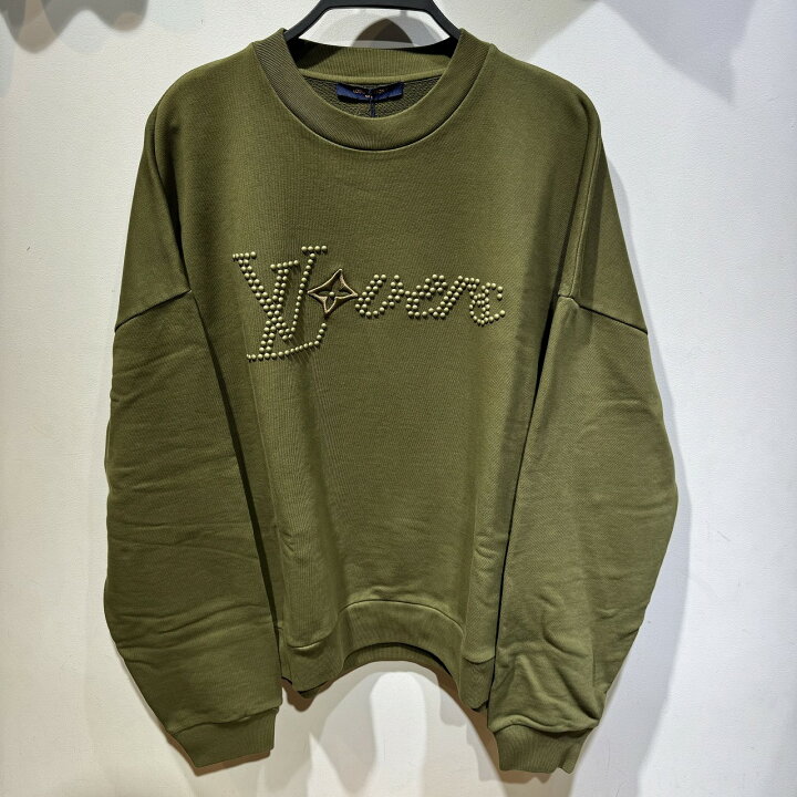 楽天市場】LOUIS VUITTON 24SS COTTON SIGNATURE SWEATSHIRT SIZE-L 