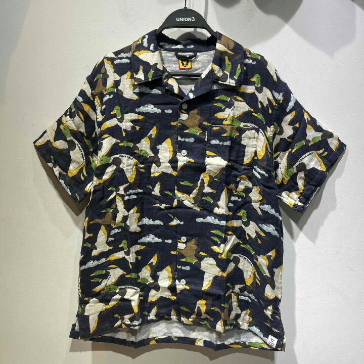楽天市場】HUMAN MADE 23ss DUCK GAUZE ALOHA SHIRT Size-L HM25SH018 