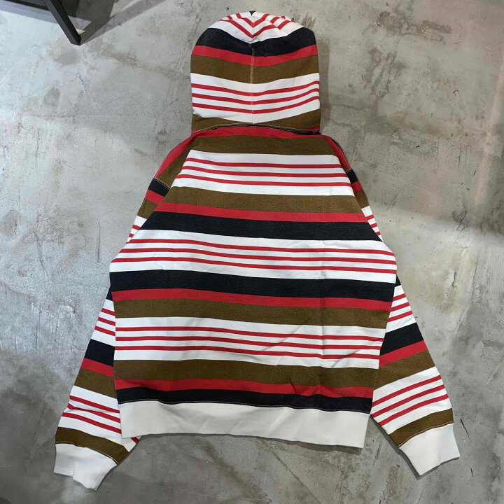 楽天市場】Supreme 18ss Striped Hooded Sweatshirt Mサイズ 