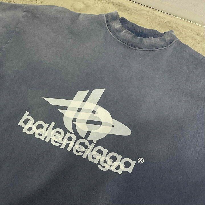楽天市場】BALENCIAGA 23AW LAYERED SPORTS LOGO TEE Lサイズ 739028 