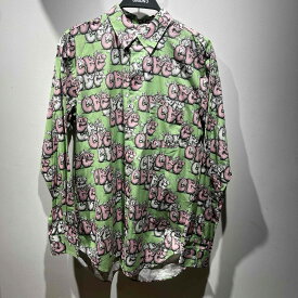 COMME des GARCONS SHIRT 21aw KAWS L/S SHIRT SIZE-M コムデギャルソン カウズ CDG 総柄 シャツ 心斎橋店【中古】