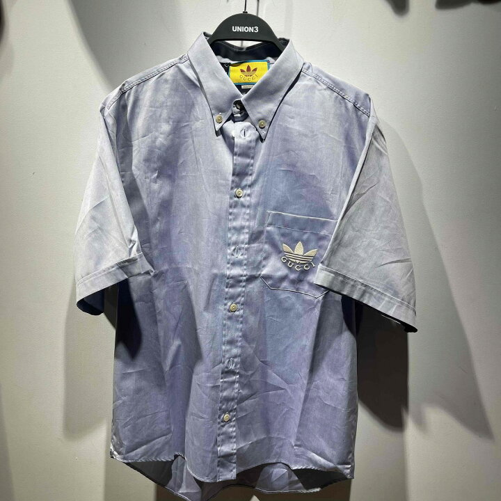 楽天市場】GUCCI x adidas OXFORD COTTON S/S SHIRT 701360 サイズ48 
